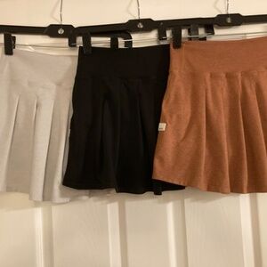 Lot of 3 VUDRI Skirts with Shorts Lining